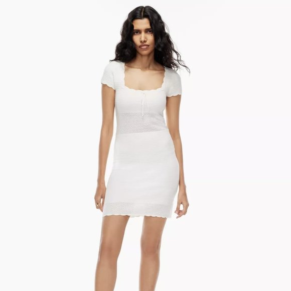 Aritzia Wilfred Reception Dress in Heather Bone - Picture 3 of 3